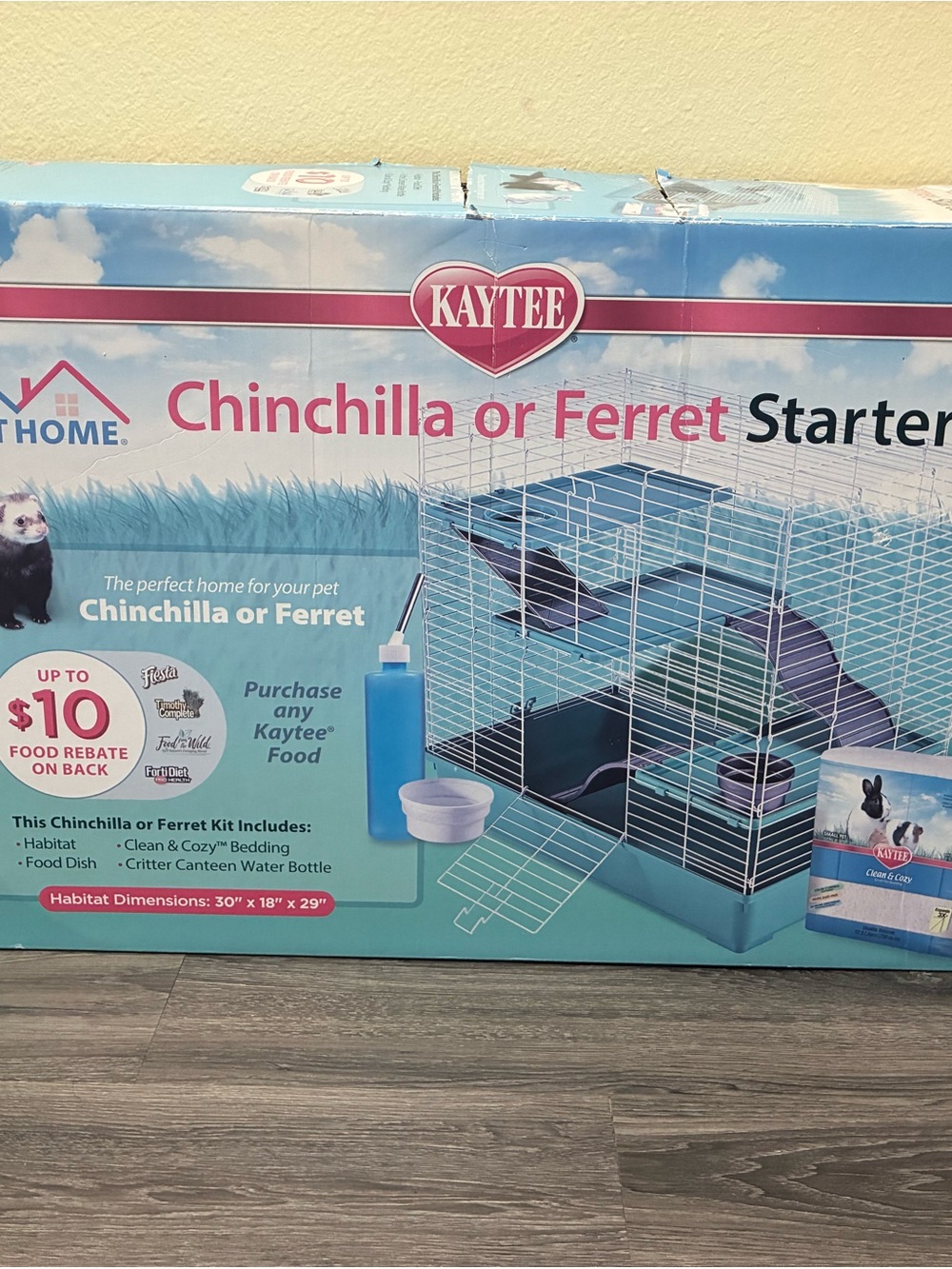 Kaytee Chinchilla or Ferret Starter Habitat - Green
